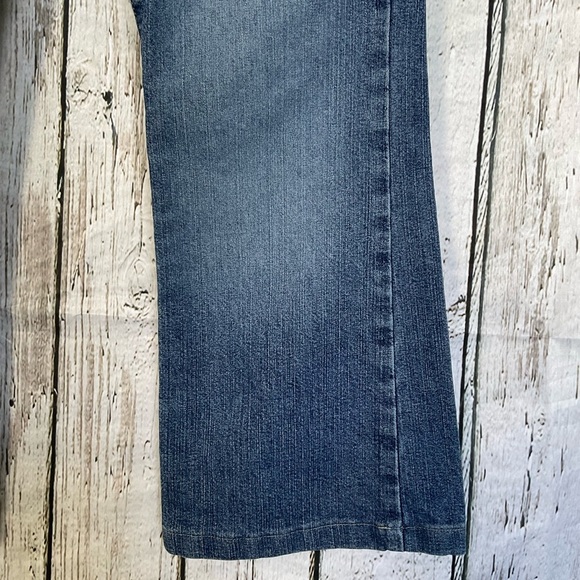 Vintage Y2K Tommy Jeans Flare Denim Tommy Hilfiger Double Button sz 11 Jeans - Picture 3 of 10